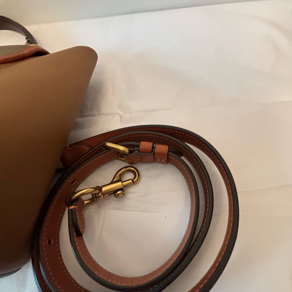 Coach 1941 Color Block Courier Carry all Leather Satchel crossbody - Picture 12 of 16